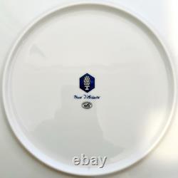 Hermes Bleus d'Ailleurs Presentation and Dinner Plate Cobalt Blue Porcelain