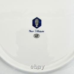 Hermes Bleus d'Ailleurs Rare Presentation Dinner Plate Cobalt Blue Porcelain