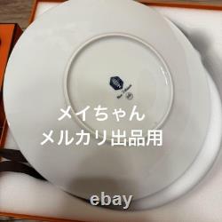 Hermes Blue Daile Dinner Plate 1 From Japan