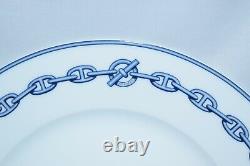 Hermes Chaine D'ancre Dinner Plate 10.6 Blue Dinnerware 27 cm TOR