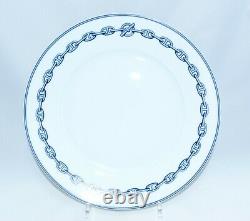 Hermes Chaine D'ancre Dinner Plate 10.6 Blue Dinnerware Tableware 27 cm ME6
