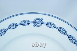 Hermes Chaine D'ancre Dinner Plate 10.6 Blue Dinnerware Tableware 27 cm ME6