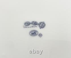 Hermes Chaine d'Ancre Blue Round Dinner Plate 27,5 cm