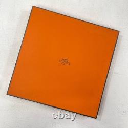 Hermes Chaine d'Ancre Dinner Plate Blue Porcelain 27.5cm France