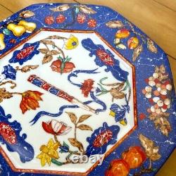 Hermes Dinner Plate Tableware Pierres d'Orient et d'Occident Lapis Blue Auth New