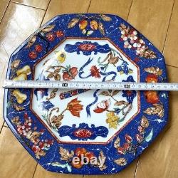 Hermes Dinner Plate Tableware Pierres d'Orient et d'Occident Lapis Blue Auth New
