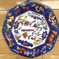 Hermes Dinner Plate Tableware Pierres d'Orient et d'Occident Lapis Blue Auth New