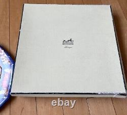 Hermes Dinner Plate Tableware Pierres d'Orient et d'Occident Lapis Blue Auth New