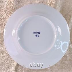 Hermes Paris Dinner Plate CHAINE D'ANCRE BLUE 27cm Porcelain Tableware withBox