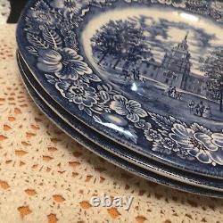 Historic Colonial Scenes Staffordshire Ironstone Service For 4 19 Pieces