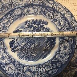 Historic Colonial Scenes Staffordshire Ironstone Service For 4 19 Pieces
