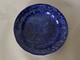 Historical Staffordshire Blue Dinner Plate Lagrange Lafayette's Residence 1825