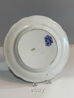 Historical Staffordshire Blue Dinner Plate Pittsfield Elm Ca. 1825 Transfer