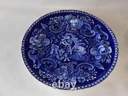 Historical Staffordshire Peace And Plenty Pattern Dinner Plate By Clews 1825