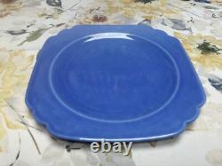 Homer Laughlin Century Riviera Mauve Blue 10 Dinner Plate VERY RARE