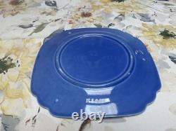 Homer Laughlin Century Riviera Mauve Blue 10 Dinner Plate VERY RARE