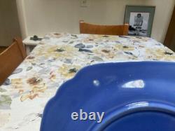 Homer Laughlin Century Riviera Mauve Blue 10 Dinner Plate VERY RARE