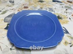 Homer Laughlin Century Riviera Mauve Blue 10 Dinner Plate VERY RARE