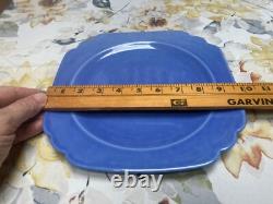 Homer Laughlin Century Riviera Mauve Blue 10 Dinner Plate VERY RARE
