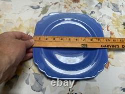 Homer Laughlin Century Riviera Mauve Blue 10 Dinner Plate VERY RARE