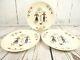Homer Laughlin Rhythm Farmer Wife Amish Pennsylvania Dutch Dinner Plate Set of 3
