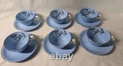 Homer Laughlin Skytone Blue Stardust China Set Service for 6 39 Pieces
