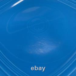 Homer Laughlin fiestaWare Square Dinner PLATE turquoise Blue Fiesta Lot Of 6 SFB
