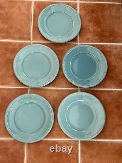 Htf Villeroy & Boch Switch Beach House Water Faience 5 Blue Dinner Plates