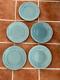 Htf Villeroy & Boch Switch Beach House Water Faience 5 Blue Dinner Plates