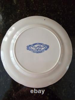 J&W Ridgway 10 Pearlware Dark Blue Dinner Plate Christ Church Oxford? 1825 UK