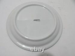 Jackson China Flow Blue Airbrush Coyotes Howling Restaurant Ware Dinner Plate