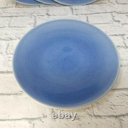 Jars Dinnerware Tourron Natural Presentation Plates/Dinner Plate, 4 pieces, Blue