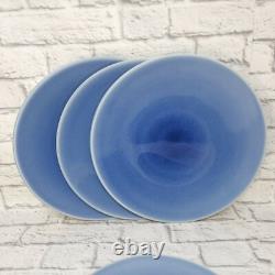 Jars Dinnerware Tourron Natural Presentation Plates/Dinner Plate, 4 pieces, Blue