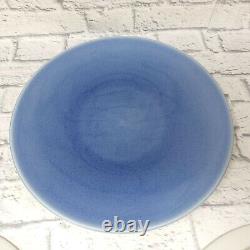 Jars Dinnerware Tourron Natural Presentation Plates/Dinner Plate, 4 pieces, Blue
