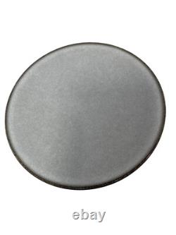 Jars France TOURRON GRIS ECORCE Blue Gray Charcoal Dinner Plate 10.5 Lot Of 4