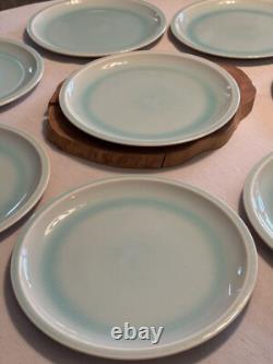 Jars France Williams Sonoma Cantine Light Blue Dinner Plate 10 1/2 Set Of 8