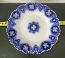 Johnson Bros Blue Flow Savoy Pattern dinner plate. Vintage