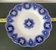 Johnson Bros Blue Flow Savoy Pattern dinner plate. Vintage