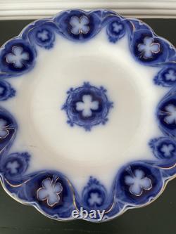Johnson Bros Blue Flow Savoy Pattern dinner plate. Vintage