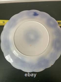 Johnson Bros Blue Flow Savoy Pattern dinner plate. Vintage