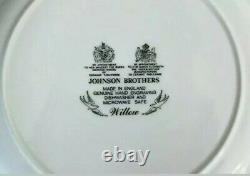 Johnson Brothers Bros Blue Willow 12pc Dinner Salad Dessert Plates Soup Bowls