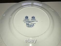 Johnson Brothers Coaching Scenes Blue Set of 13 10 Dinner Plates EUC