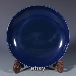 Just $149.99! A Chinese Blue-glazed Dinner Plate From Qing QianLong Marked 7.8in