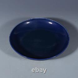 Just $149.99! A Chinese Blue-glazed Dinner Plate From Qing QianLong Marked 7.8in