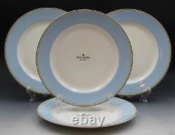 Kate Spade Lenox Market Street Collection Blue Set of 4 Dinner Plates 11 3/8