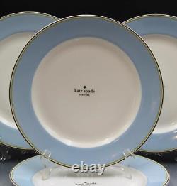 Kate Spade Lenox Market Street Collection Blue Set of 4 Dinner Plates 11 3/8