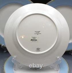 Kate Spade Lenox Market Street Collection Blue Set of 4 Dinner Plates 11 3/8