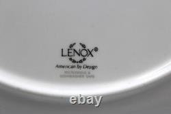 Kate Spade Lenox Market Street Collection Blue Set of 4 Dinner Plates 11 3/8