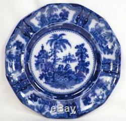 Kyber Flow Blue Dinner Plate Adams China Porcelain Antique A Beauty