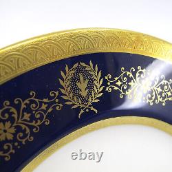 LADY ANNE (Cobalt Blue) by COALPORT Bone China 10 3/4 Dinner Plate(s) EXCELLENT